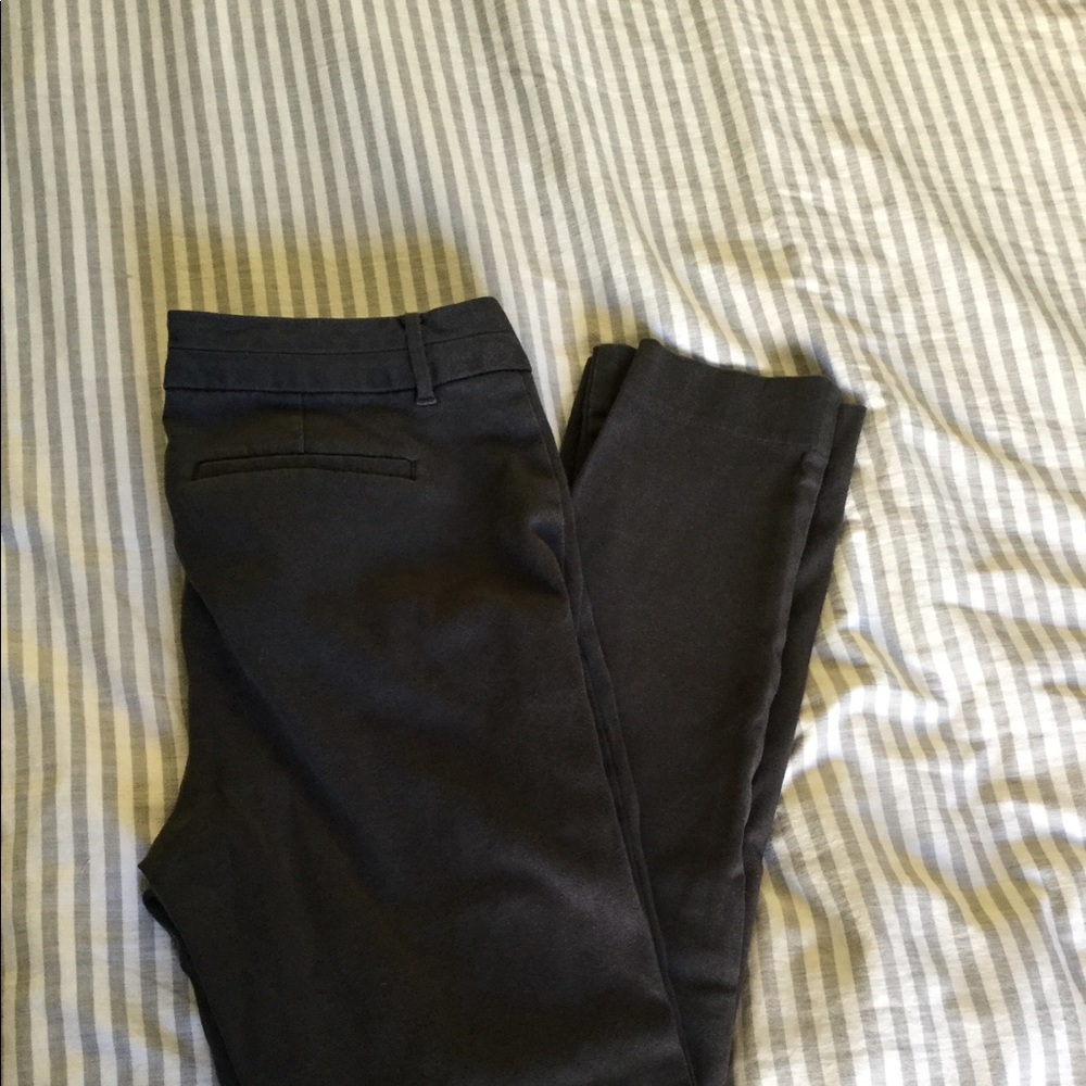 Van Heisenberg Grey Stretch Skinny Ankle Pants